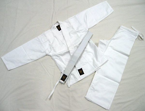 Tiger Claw 8oz Medium Weight 100% Cotton Traditional Karate Uniform 